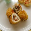 melmarilyn's cooksnap of when they made さっぱり♪ささみの梅紫蘇ロールフライ.