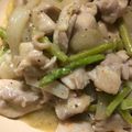 クックQDQWV7☆'s cooksnap of when they made チキンとアスパラのマヨペッパー炒め。.