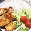 ーあーゆーみー's cooksnap of when they made 簡単で美味しい！鶏むね肉の洋風揚げ焼き♪.