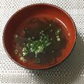 おはなすき's cooksnap of when they made 生モズクのお味噌汁.
