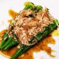 k_a_sa0802's cooksnap of when they made 茹でてかけるだけ！オクラのおひたし.