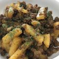 ゆうこうらん's cooksnap of when they made じゃがいもとひき肉のカレー炒め.