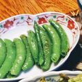 banbonmama's cooksnap of when they made *スナップエンドウの素揚げ*.