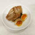 クック9BD0HE☆'s cooksnap of when they made 簡単焼豚（半熟卵入り）.