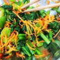 ☆★ケイト★☆'s cooksnap of when they made お弁当にも☆小松菜と人参のおひたし.