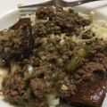 美味しい物作りたい's cooksnap of when they made 牛ひき肉となすとピーマンの炒め物.