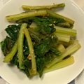 なとりう's cooksnap of when they made 簡単！かぶの葉 レモンシャンタンナムル.