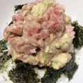 気まぐれご飯を作る人's cooksnap of when they made お酒のアテに♪アボたくトロ納豆.