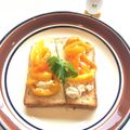平蔵のたまご's cooksnap of when they made パプリカのオープンサンド✴ビタミンC.