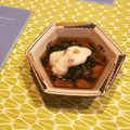 Sizuku。's cooksnap of when they made しゃきしゃき春菊のさっと煮山かけ.