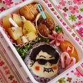 YUN♡TEN's cooksnap of when they made YouTuber ヒカキン弁当♡キャラ弁.