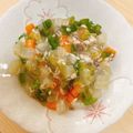 こーやんたん's cooksnap of when they made 離乳食後期☆白身魚の野菜あんかけ.