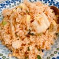 suzumama★'s cooksnap of when they made 簡単♬おいしい❤キムチ炒飯.