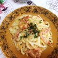 ハント☆'s cooksnap of when they made 釜玉カルボナーラうどん.