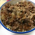 みー３２'s cooksnap of when they made きのこ納豆そぼろ丼.