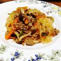 るなぴーぼーる's cooksnap of when they made トムヤムクンペーストで春雨炒め.