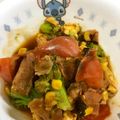 ☆ゆなふみ☆'s cooksnap of when they made トマトとチンゲン菜の炒めもの.