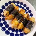 peko628's cooksnap of when they made 簡単＊ささ身の海苔巻きマヨポン炒め.