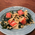 こつゆ514's cooksnap of when they made エノキとワカメのワサマヨ和え★レンジで♪.