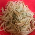 みりん調味料's cooksnap of when they made 簡単◎レンジでもやしのナムル.
