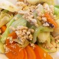 norittya's cooksnap of when they made 簡単Diet87～キャベツ鶏挽肉オイ炒め.
