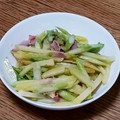 ポニーリボン's cooksnap of when they made アスパラとジャガイモのマヨバター炒め.