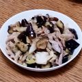 ポニーリボン's cooksnap of when they made 豚こま肉と茄子とキャベツの生姜焼き.
