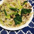 ドラエミ's cooksnap of when they made 小松菜と豚バラ肉の塩麹炒め.