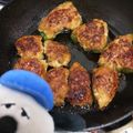 め目め's cooksnap of when they made ピーマンとナスの肉詰め★照り焼き風.