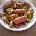 えりこ82☆'s cooksnap of when they made 卵とウインナーのカレー炒め♪.