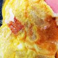 くぅん's cooksnap of when they made マクドナルドポテトの余りでチーズオムレツ.