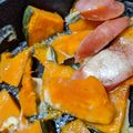 じゅんともた's cooksnap of when they made かぼちゃとチーズ&ベーコンの焼いただけ。.