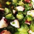solamama☆'s cooksnap of when they made サッパリ！きゅうりとたこの酢の物♪.