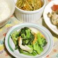 mmameco's cooksnap of when they made こん２流　小松菜を炒めましょ♪～.