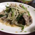 もんす。's cooksnap of when they made 簡単中華・豚肉ニラモヤシのソース炒め.