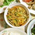 mmameco's cooksnap of when they made ごぼうとセロリの葉のきんぴら.
