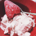 すみま～る's cooksnap of when they made ケーキの残り物♡イチゴアイス♪.