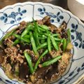 フラガール☆'s cooksnap of when they made 豚ひき肉となすの甘辛炒め.