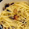 土屋はちまき's cooksnap of when they made マッシュルームとカリカリにんにくパスタ.