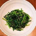 ペキのリリー's cooksnap of when they made 簡単美味♡ほうれん草のごま和え.