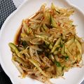 himeKK's cooksnap of when they made キュウリともやしの和え物.