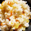 sapnet's cooksnap of when they made ごま油が香る「フキごはん」.
