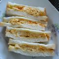 ジョングレ's cooksnap of when they made うまい棒卵焼きサンド(TV番組レシピ).