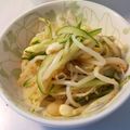大魔女's cooksnap of when they made 豆もやしときゅうりのナムル.