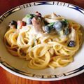 ❀akiko❀'s cooksnap of when they made うちのクリームパスタ.