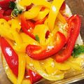 ねぞろ's cooksnap of when they made パプリカのわさび和え【作り置き】.