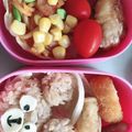 ☆ママ★'s cooksnap of when they made キャラ弁ダッフィー＆シェリーメイ♡.