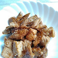たいきちん's cooksnap of when they made 角切りまぐろとごぼうのごま酢あえ.