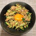 ✳︎みるき〜✳︎'s cooksnap of when they made 鯖缶のユッケ風.