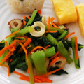 ともこキッチン's cooksnap of when they made 小松菜とちくわの炒め物.